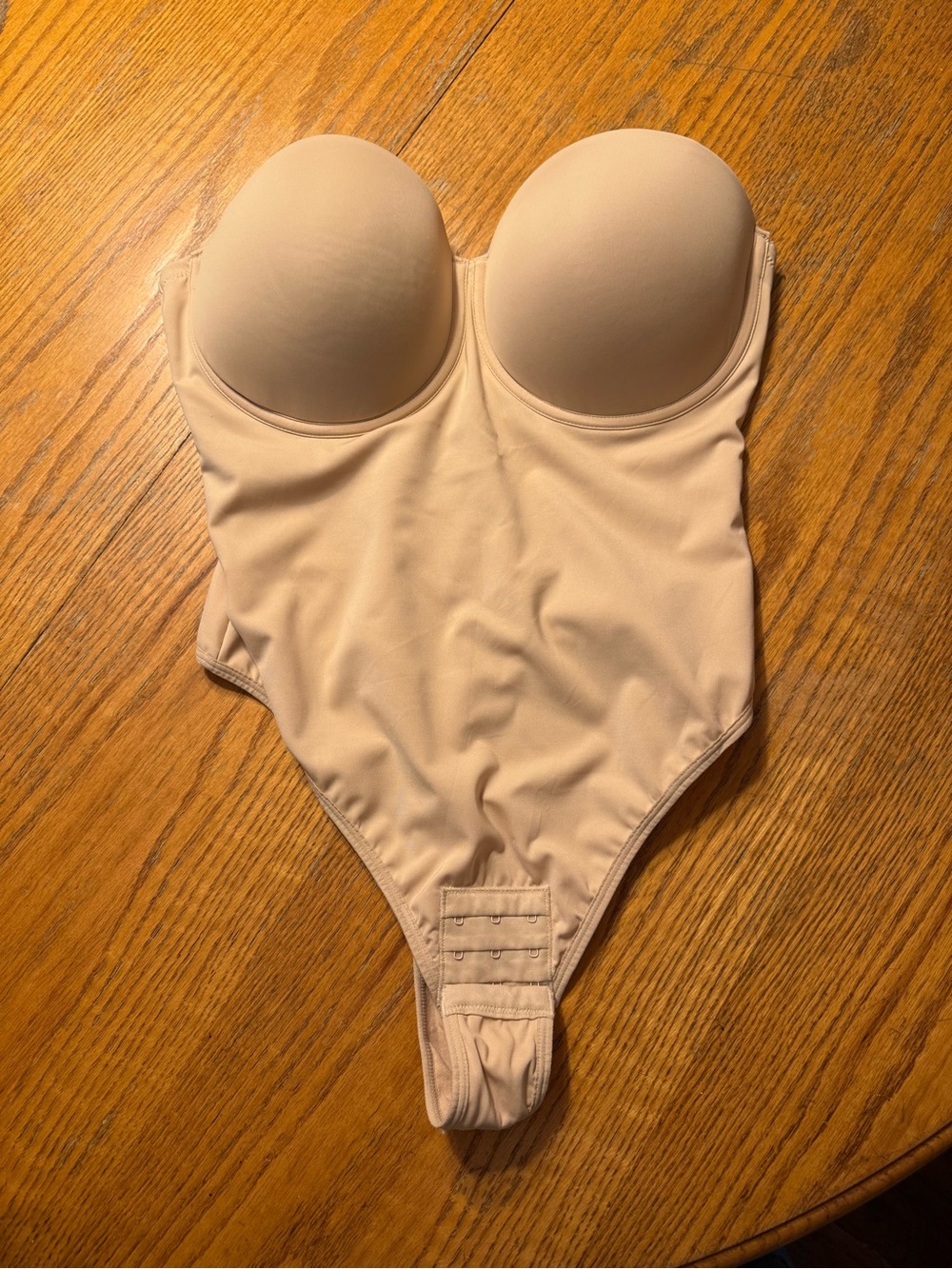 Strapless Nude Shapewear Bodysuit - Tummy Control